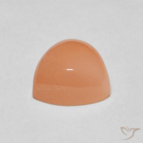 حجر القمر Medium Light-Orange طبيعي، مثلثى، 2.21 قيراط، نصف شفاف