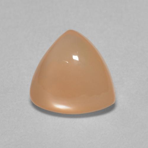 1.45ct طبيعي Medium Light-Orange حجر القمر, مثلثى, نصف شفاف