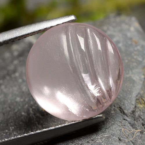 7.33ct طبيعي درجة لون الوردى الزهرى مورغانيتي, دائري, شفاف