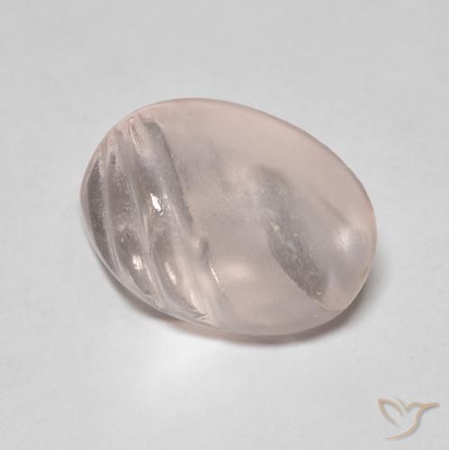 4.15ct طبيعي وردي فاتح مورغانيتي, بيضوي, شفاف