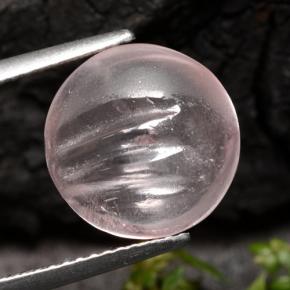 مورغانيت وردي فاتح طبيعي، قصة دائرى، 5.65 قيراط، شفاف