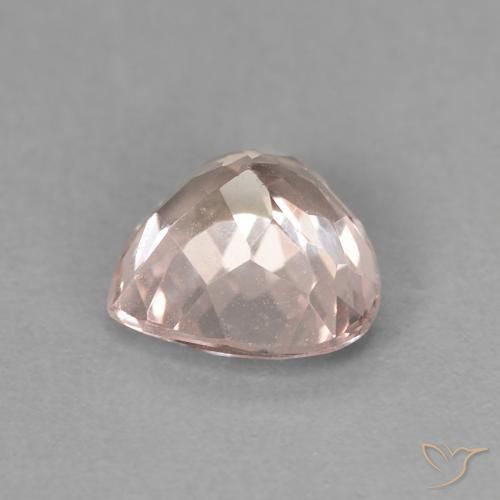 مورغانيتي Medium Light-Pink طبيعي، قلب، 0.94 قيراط، VVS-VS
