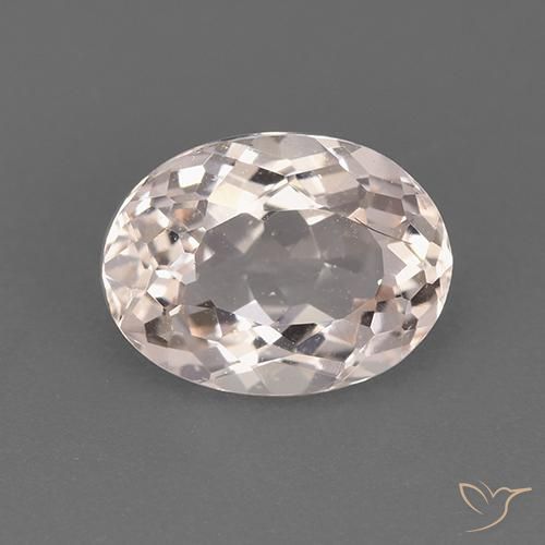 1.76ct طبيعي سالمون وردي مورغانيتي, بيضوي, قليلا جدا