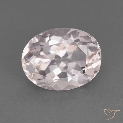 1.86ct طبيعي وردي فاتح مورغانيتي, بيضوي, قليلا جدا