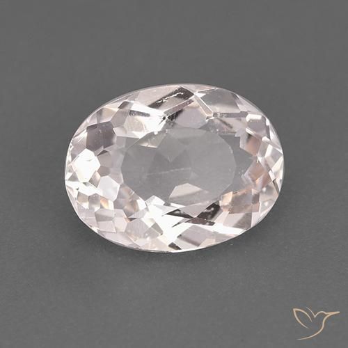 1.51ct طبيعي وردي فاتح مورغانيتي, بيضوي, قليلا جدا