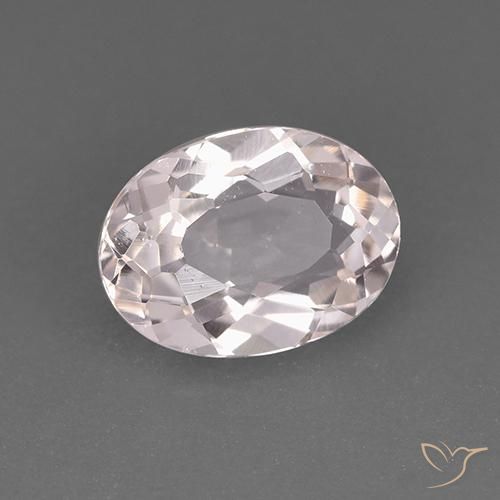 1.18ct طبيعي وردي فاتح مورغانيتي, بيضوي, VVS-VS