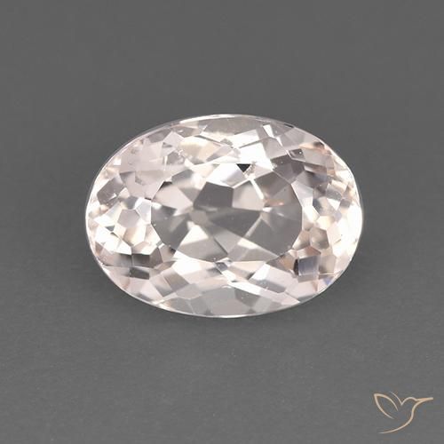 1.36ct طبيعي وردي فاتح مورغانيتي, بيضوي, قليلا جدا