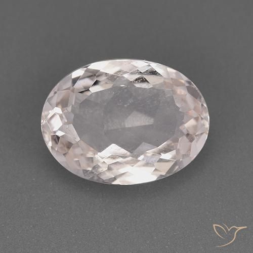 1.63ct طبيعي وردي فاتح مورغانيتي, بيضوي, قليلا جدا