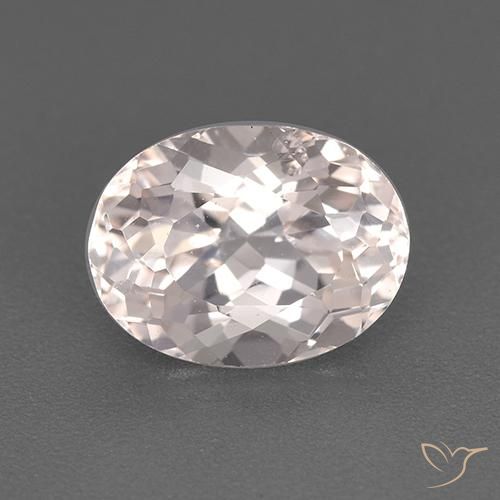 1.95ct طبيعي وردي فاتح مورغانيتي, بيضوي, قليلا جدا