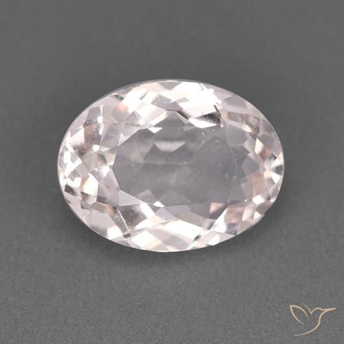 1.61ct طبيعي وردي فاتح مورغانيتي, بيضوي, قليلا جدا