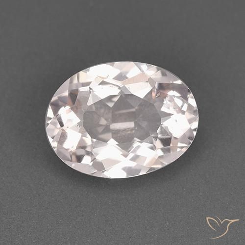 1.30ct طبيعي وردي فاتح مورغانيتي, بيضوي, قليلا جدا