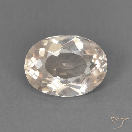 1.50ct طبيعي وردى متوسط مورغانيتي, بيضوي, قليلا جدا