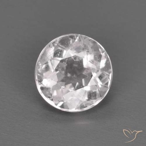 0.71ct طبيعي وردي فاتح مورغانيتي, دائري, قليلا جدا