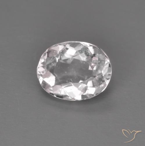 0.93ct طبيعي وردي فاتح مورغانيتي, بيضوي, قليلا جدا