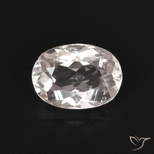 1.23ct طبيعي وردي فاتح مورغانيتي, بيضوي, قليلا جدا