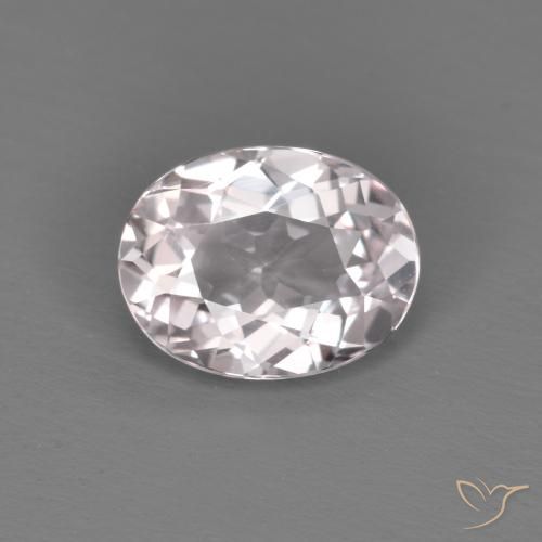 0.94ct طبيعي وردي فاتح مورغانيتي, بيضوي, VVS