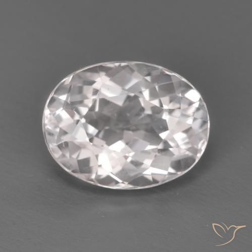 1.54ct طبيعي وردي فاتح مورغانيتي, بيضوي, VVS
