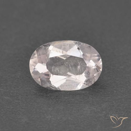 0.57ct طبيعي وردي فاتح مورغانيتي, بيضوي, VS-SI