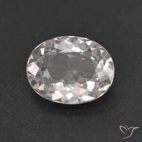1.80ct طبيعي وردى فاتح جدا مورغانيتي, بيضوي, قليلا جدا