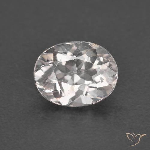 0.94ct طبيعي وردى فاتح جدا مورغانيتي, بيضوي, قليلا جدا