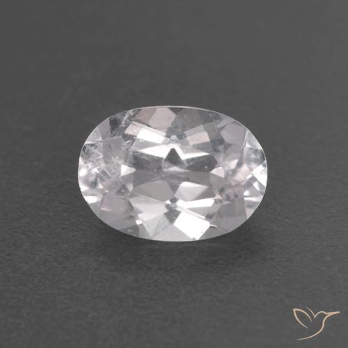 0.63ct طبيعي وردى فاتح جدا مورغانيتي, بيضوي, قليلا جدا