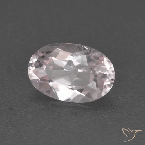 0.79ct طبيعي وردي فاتح مورغانيتي, بيضوي, قليلا جدا