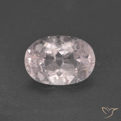 1.03ct طبيعي وردى فلامنجو مورغانيتي, بيضوي, SI
