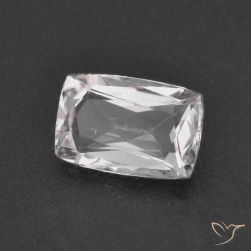 1.03ct طبيعي وردي فاتح مورغانيتي, وسادة, VVS-VS