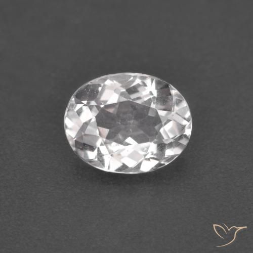1.00ct طبيعي وردي فاتح مورغانيتي, بيضوي, قليلا جدا