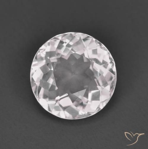 1.61ct طبيعي وردي فاتح مورغانيتي, دائري, قليلا جدا