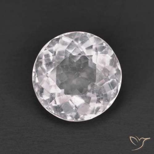1.68ct طبيعي وردي فاتح مورغانيتي, دائري, قليلا جدا