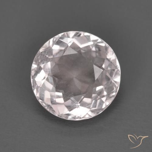 1.52ct طبيعي وردي فاتح مورغانيتي, دائري, VVS-VS