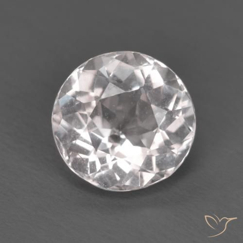 1.54ct طبيعي وردي فاتح مورغانيتي, دائري, VVS-VS