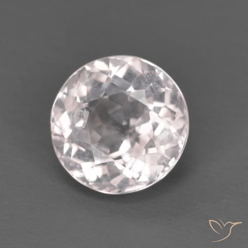 1.46ct طبيعي وردي فاتح مورغانيتي, دائري, VS-SI