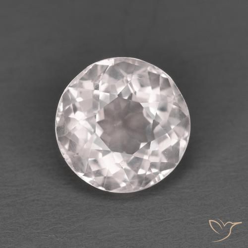 1.47ct طبيعي وردي فاتح مورغانيتي, دائري, قليلا جدا
