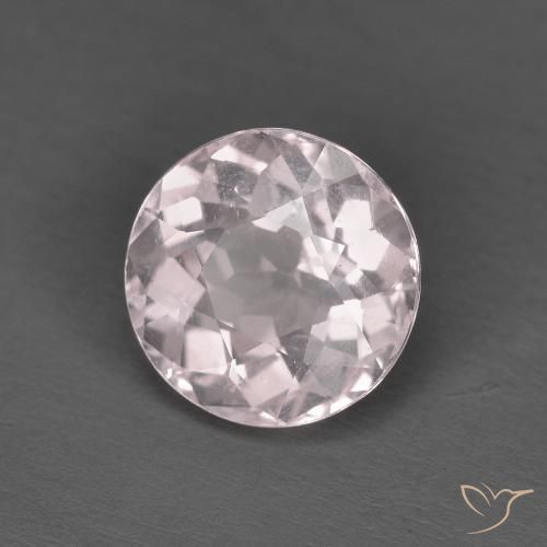 1.45ct طبيعي وردي فاتح مورغانيتي, دائري, قليلا جدا