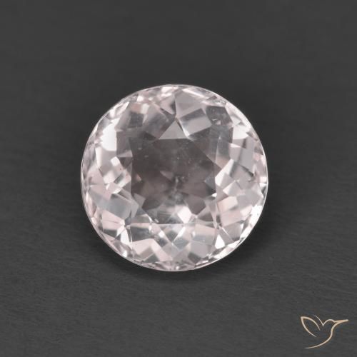 1.47ct طبيعي وردي فاتح مورغانيتي, دائري, قليلا جدا