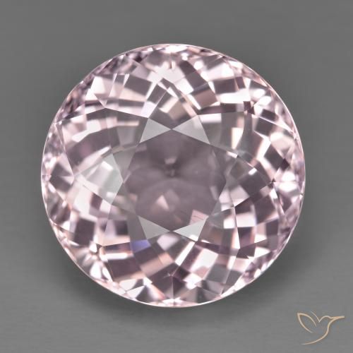 19.30ct طبيعي وردي فاتح مورغانيتي, دائري, VVS-VS