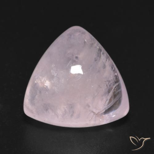 7.43ct طبيعي وردي فاتح مورغانيتي, مثلثى, نصف شفاف