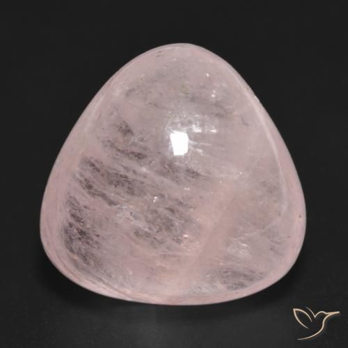 17.04ct طبيعي وردي فاتح مورغانيتي, مثلثى, نصف شفاف