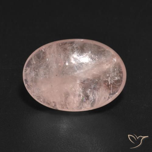4.90ct طبيعي وردى متوسط مورغانيتي, بيضوي, شفاف