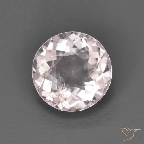 1.43ct طبيعي وردي فاتح مورغانيتي, دائري, VS-SI
