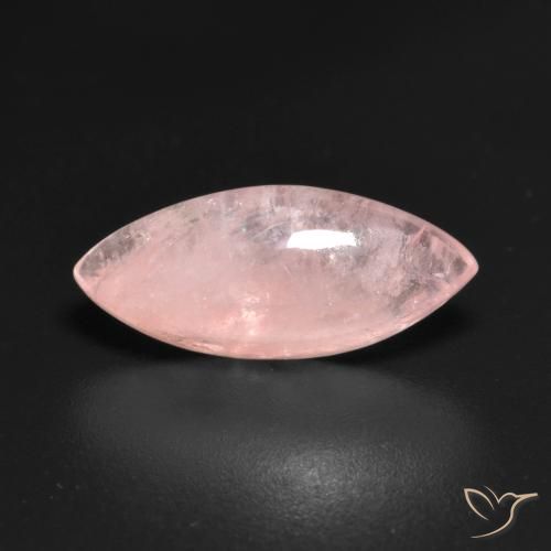 4.63ct طبيعي وردى متوسط مورغانيتي, ماركيز, نصف شفاف