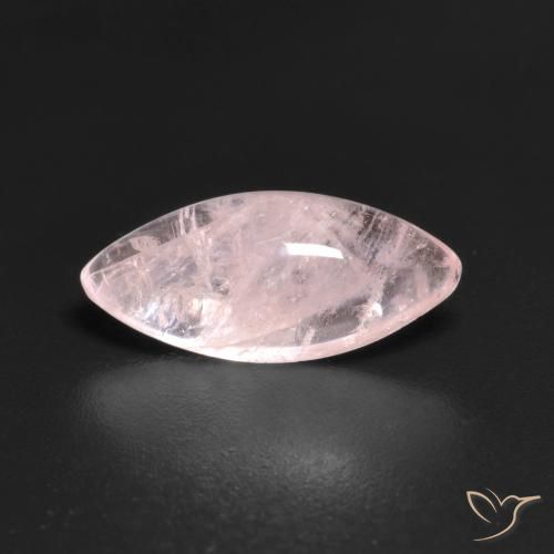 2.41ct طبيعي وردي فاتح مورغانيتي, ماركيز, نصف شفاف