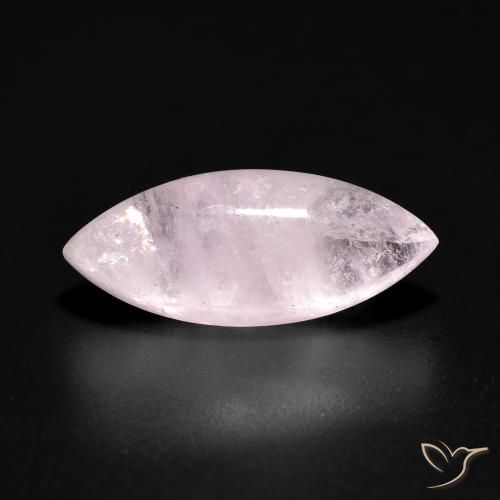 4.29ct طبيعي وردى مرجانى مورغانيتي, ماركيز, نصف شفاف