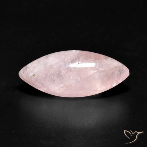 4.03ct طبيعي وردى زهرى مورغانيتي, ماركيز, نصف شفاف
