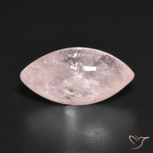4.44ct طبيعي وردي فاتح مورغانيتي, ماركيز, شفاف