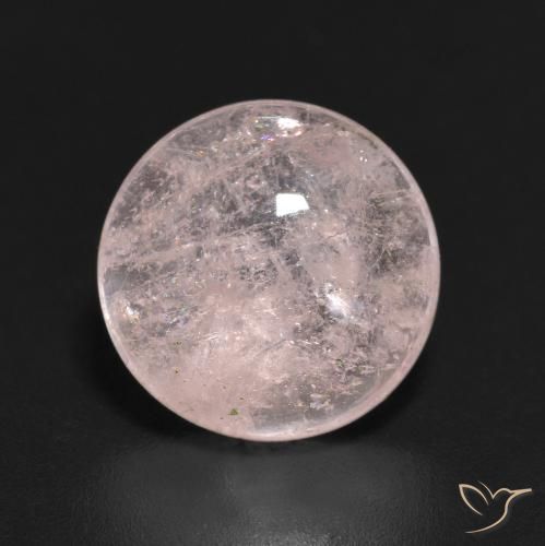 4.40ct طبيعي وردي فاتح مورغانيتي, دائري, شفاف