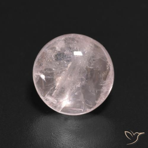 2.22ct طبيعي وردى فلامنجو مورغانيتي, دائري, شفاف