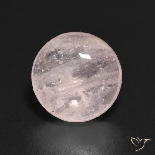 1.90ct طبيعي وردي فاتح مورغانيتي, دائري, شفاف